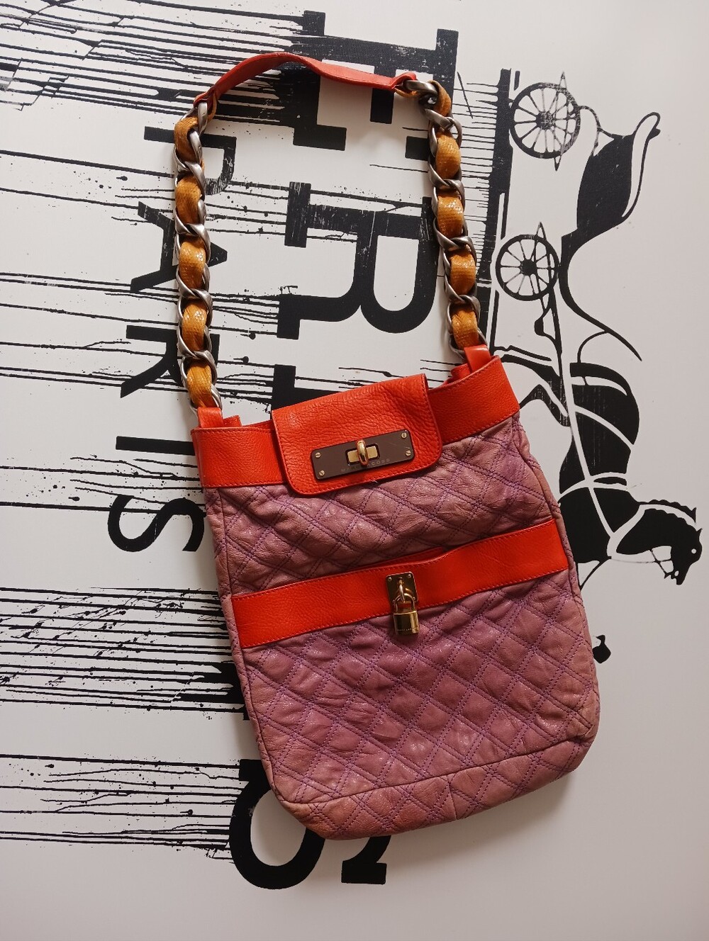 Vintage Marc Jacobs Quilted Shoulder Bag
